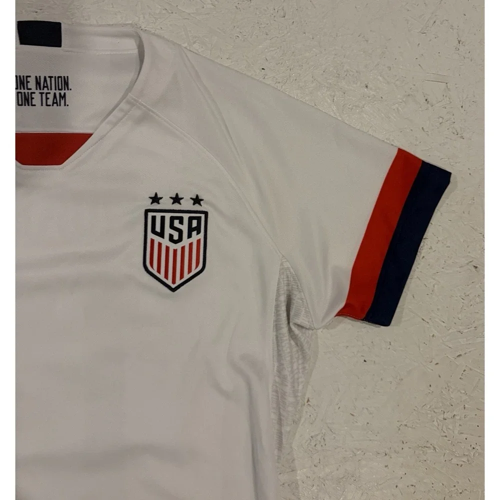 WOMENS M Authentic Nike Alex Morgan 13 USWNT 2019 Soccer Jersey CQ4244-100 USA